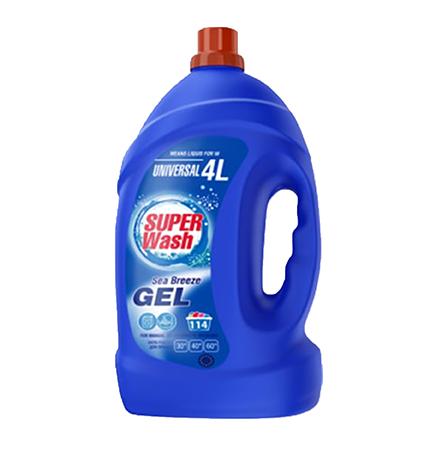 Гель для стирки универсал Super Wash 4л Гель для стирки универсал Super Wash 4л