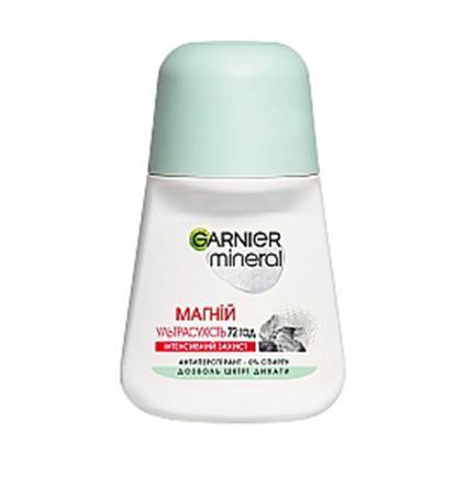 Дезодорант кульковий Garnier Магній Ультрасухість Дезодорант кульковий Garnier Магній Ультрасухість
