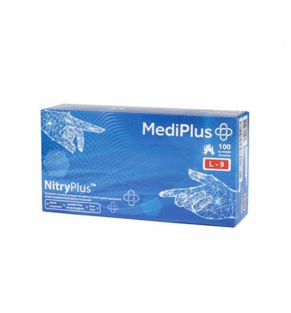 Перчатки нитриловые MediPlus 100шт L Перчатки нитриловые MediPlus 100шт L